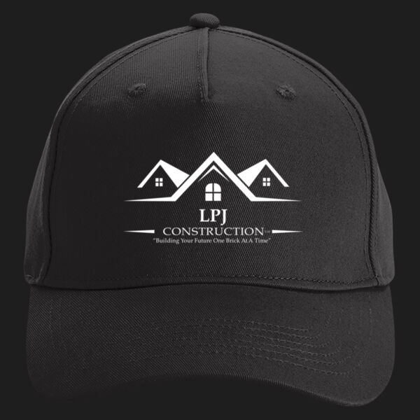 Printed - LPJ Construction - Left Chest - Organic Cotton 5 Panel Cap Thumbnail