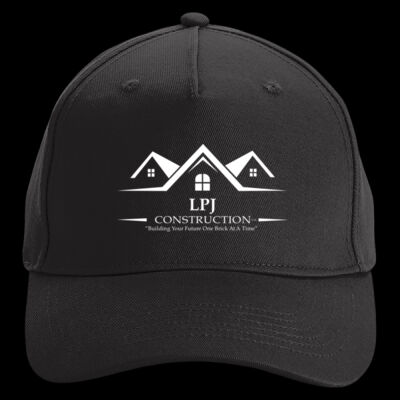 Printed - LPJ Construction - Left Chest - Organic Cotton 5 Panel Cap Thumbnail