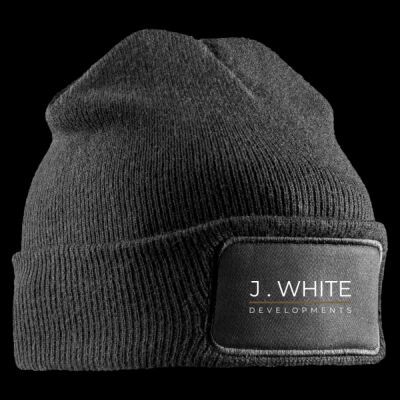 Printed - J.White Developments - Left Cheft - Double Knit Printers Beanie Thumbnail