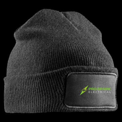 Printed Pro -spark Electrical Left Chest - Double Knit Printers Beanie Thumbnail