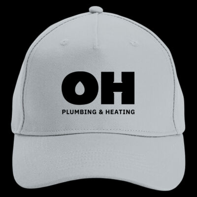 Printed OH Plumbing and Heating Left Chest - Organic Cotton 5 Panel Cap Thumbnail