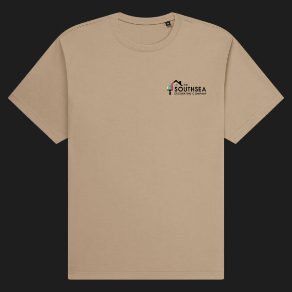 Printed The Southsea Decorating Company Left Chest - Organic Heavy T-Shirt Thumbnail
