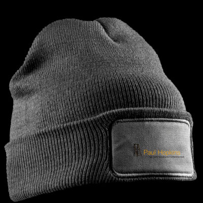 Printed Paul Hopkins Decorating Services Left Chest - Double Knit Printers Beanie Thumbnail