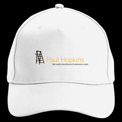 Printed Paul Hopkins Decorating Services Left Chest - Organic Cotton 5 Panel Cap Thumbnail
