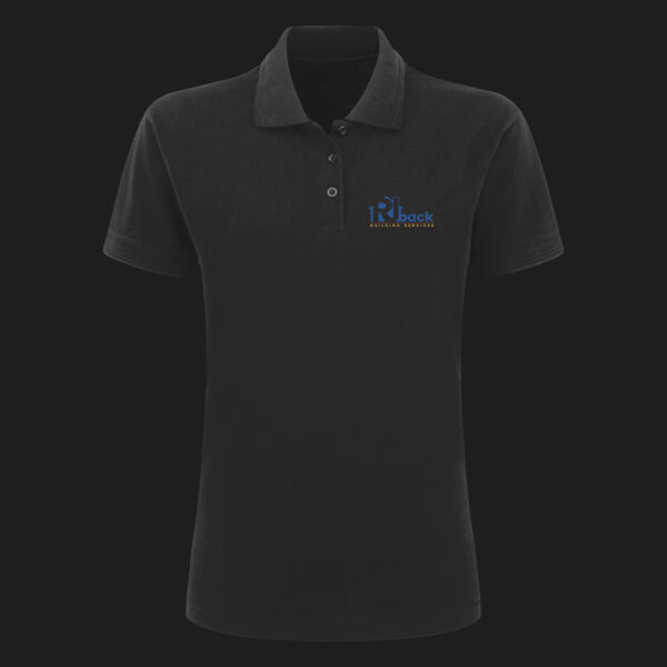 Printed - RJ back Building   - Left Chest - UCC Ladies' Classic Polo Thumbnail