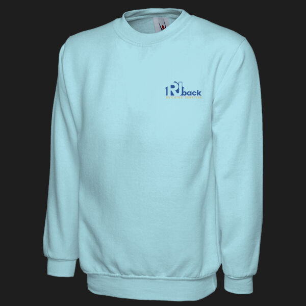 Printed - RJ back Building   - Left Chest - Classic Sweatshirt Thumbnail