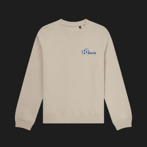 Printed - RJ back Building   - Left Chest - Organic Sweatshirt Thumbnail