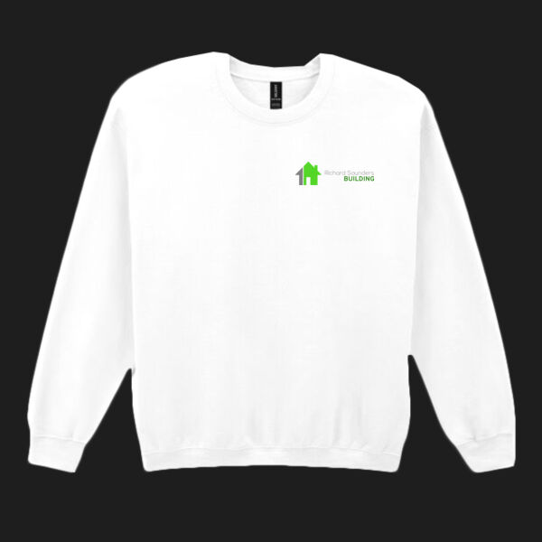 Printed - Richard Saunders Building   - Left Chest - Heavy Blend™ Adult Crewneck Sweatshirt Thumbnail