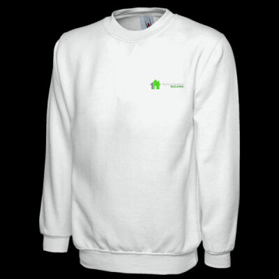Printed - Richard Saunders Building   - Left Chest - Classic Sweatshirt Thumbnail