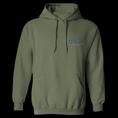 Printed - RJ back Building   - Left Chest - Heavy Blend™ Adult Hooded Sweatshirt Thumbnail