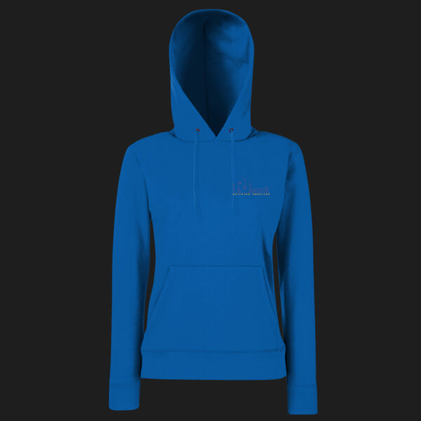 Printed - RJ back Building   - Left Chest - Ladies' Classic Hooded Sweat Thumbnail