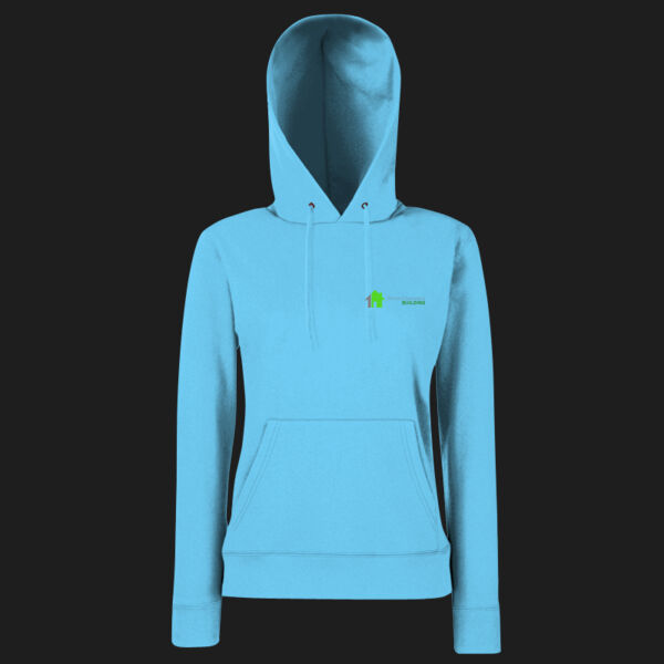 Printed - Richard Saunders Building   - Left Chest - Ladies' Classic Hooded Sweat Thumbnail
