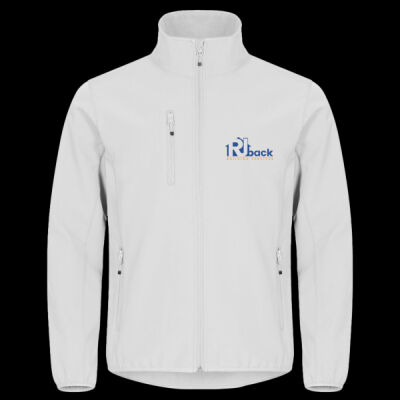 Printed - RJ back Building   - Left Chest - Classic Softshell Jacket Thumbnail