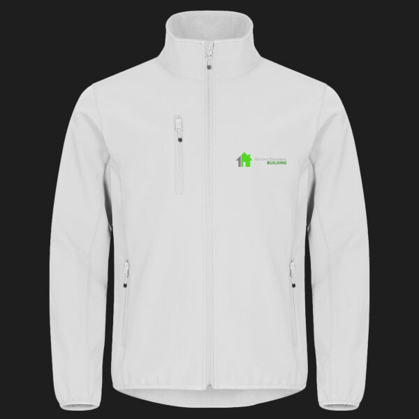 Printed - Richard Saunders Building   - Left Chest - Classic Softshell Jacket Thumbnail