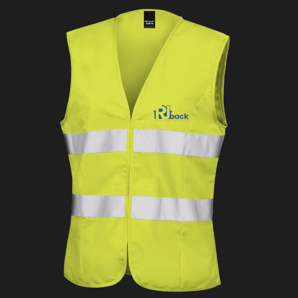 Printed - RJ back Building   - Left Chest - Women's Safety Vest Thumbnail