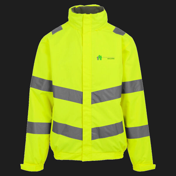 Printed - Richard Saunders Building   - Left Chest - Hi-Vis Pro Contract Dover Jacket (Class 3) Thumbnail