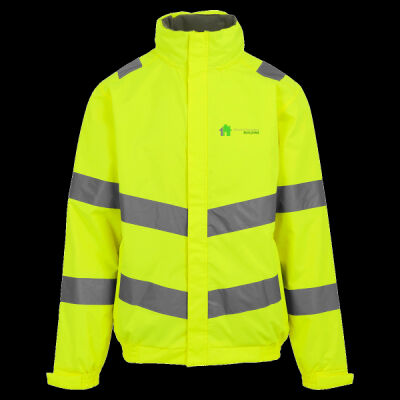 Printed - Richard Saunders Building   - Left Chest - Hi-Vis Pro Contract Dover Jacket (Class 3) Thumbnail