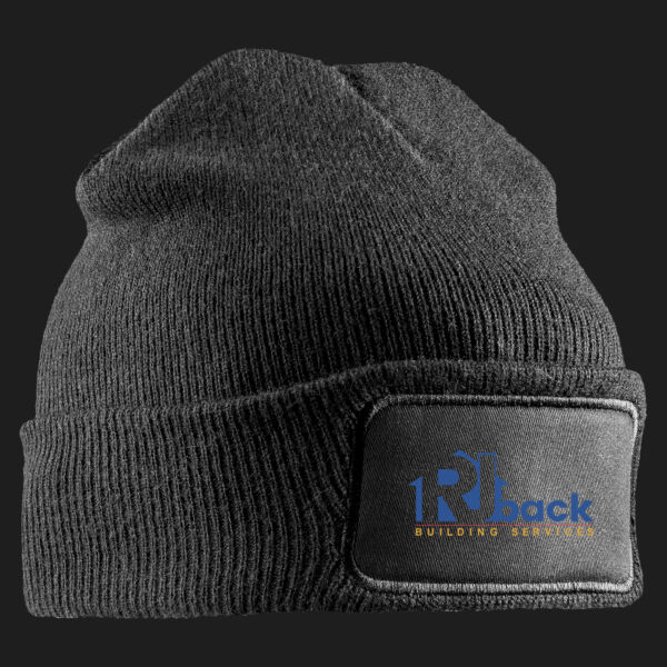 Printed - RJ back Building   - Left Chest - Double Knit Printers Beanie Thumbnail