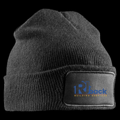 Printed - RJ back Building   - Left Chest - Double Knit Printers Beanie Thumbnail