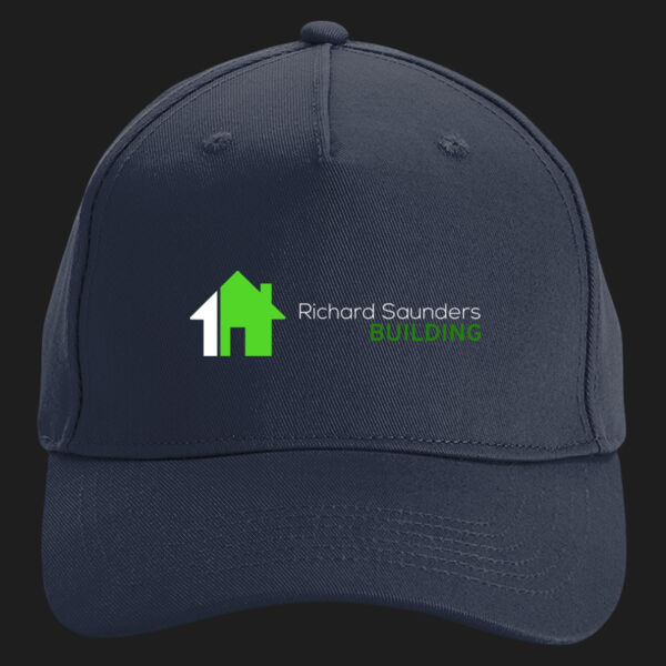 Printed - Richard Saunders Building   - Left Chest - Organic Cotton 5 Panel Cap Thumbnail