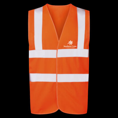 Printed - Southern Cross   - Left Chest - UCC 4-Band Safety Waistcoat Thumbnail
