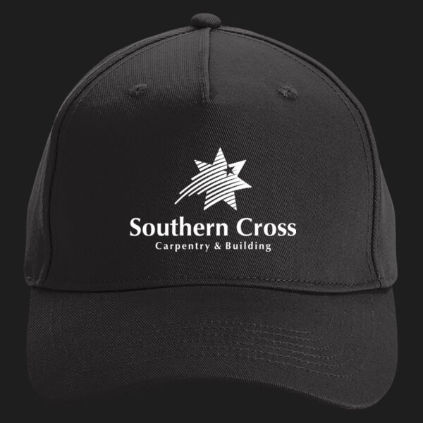 Printed - Southern Cross   - Left Chest - Organic Cotton 5 Panel Cap Thumbnail