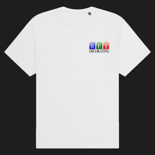 Printed - RET Decorating   - Left Chest - Organic Heavy T-Shirt Thumbnail