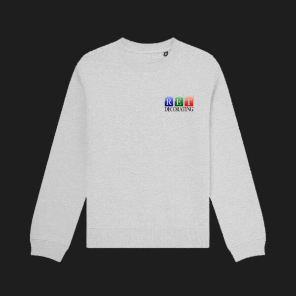 Printed - RET Decorating   - Left Chest - Organic Sweatshirt Thumbnail