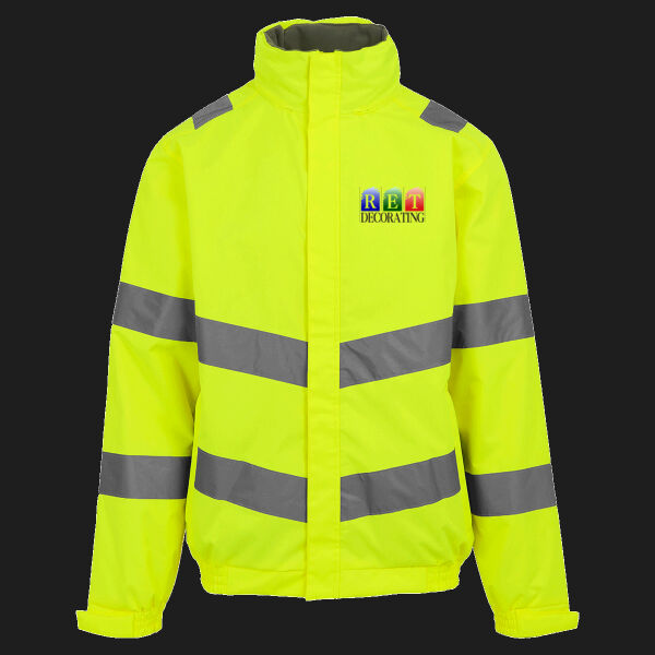 Printed - RET Decorating - Left Chest - Hi-Vis Pro Contract Dover Jacket (Class 3) Thumbnail