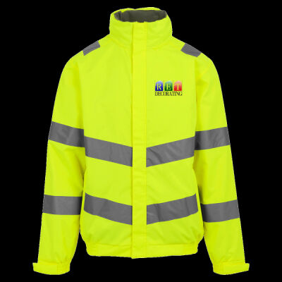 Printed - RET Decorating - Left Chest - Hi-Vis Pro Contract Dover Jacket (Class 3) Thumbnail