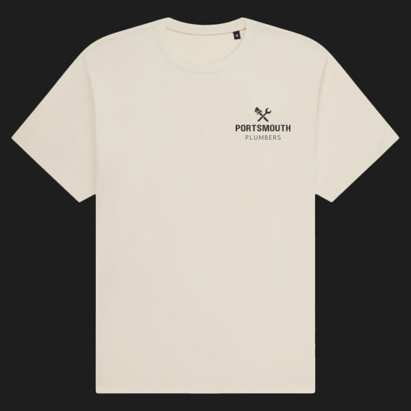 Printed - Portsmouth - Left Chest - Organic Heavy T-Shirt Thumbnail