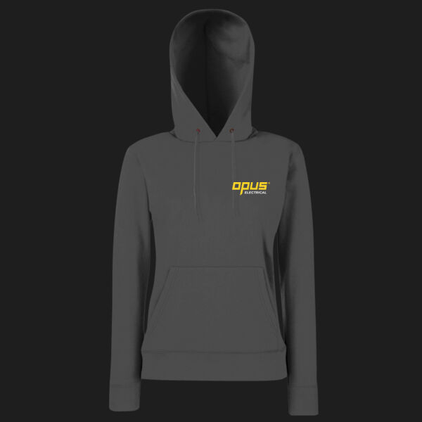 Printed - Opus Electrical - Left Chest - Ladies' Classic Hooded Sweat Thumbnail