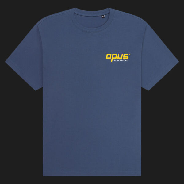 Printed - Opus Electrical - Left Chest - Organic Heavy T-Shirt Thumbnail