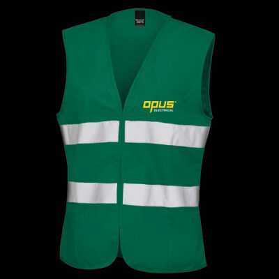 Printed - Opus Electrical - Left Chest - Women's Safety Vest Thumbnail