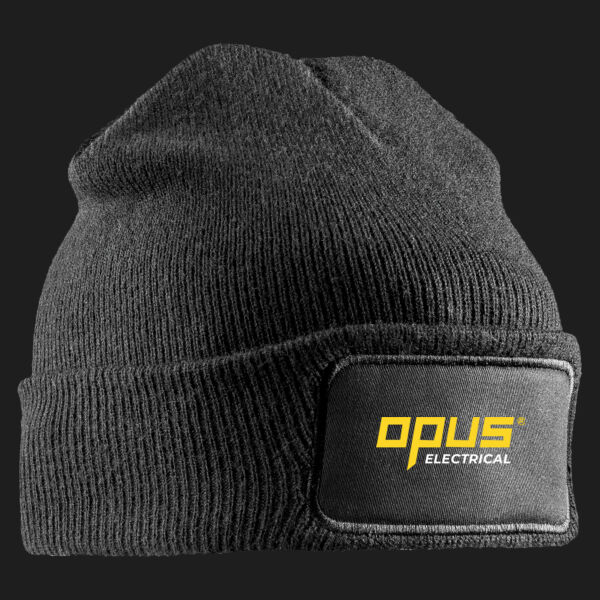Printed - Opus Electrical - Left Chest - Double Knit Printers Beanie Thumbnail