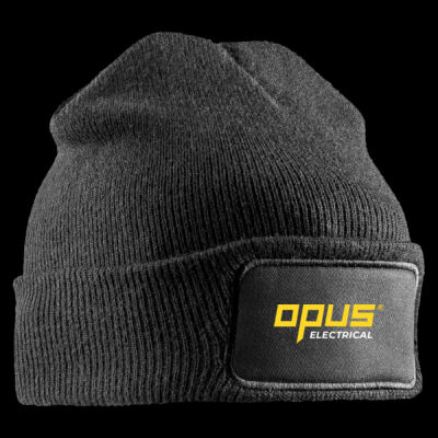 Printed - Opus Electrical - Left Chest - Double Knit Printers Beanie Thumbnail