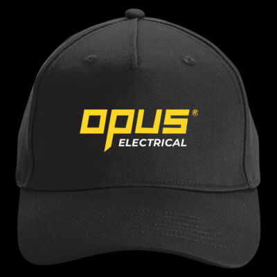 Printed - Opus Electrical - Left Chest - Organic Cotton 5 Panel Cap Thumbnail