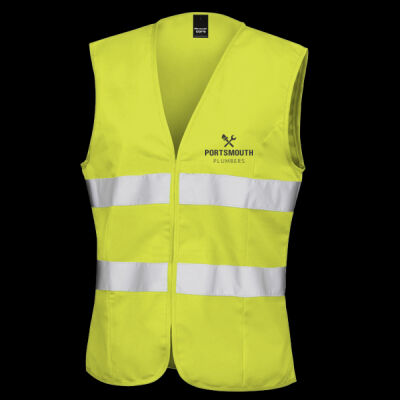 Printed - Portsmouth - Left Chest - Women's Safety Vest Thumbnail