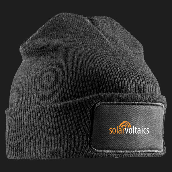 Printed - Solar voltaics - Left Chest - Double Knit Printers Beanie Thumbnail