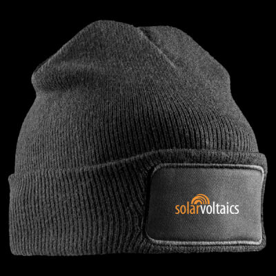 Printed - Solar voltaics - Left Chest - Double Knit Printers Beanie Thumbnail
