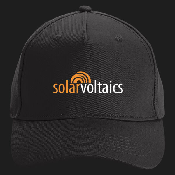 Printed - Solar voltaics - Left Chest - Organic Cotton 5 Panel Cap Thumbnail