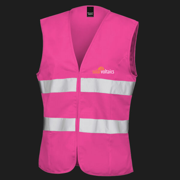 Printed - Solar voltaics - Left Chest - Women's Safety Vest Thumbnail
