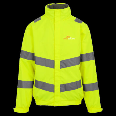 Printed - Solar voltaics - Left Chest - Hi-Vis Pro Contract Dover Jacket (Class 3) Thumbnail