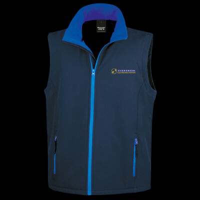 Printed - Evergreen Electricians - Left Chest - Men's Printable Softshell Bodywarmer with Recycled Fleece Inner Thumbnail