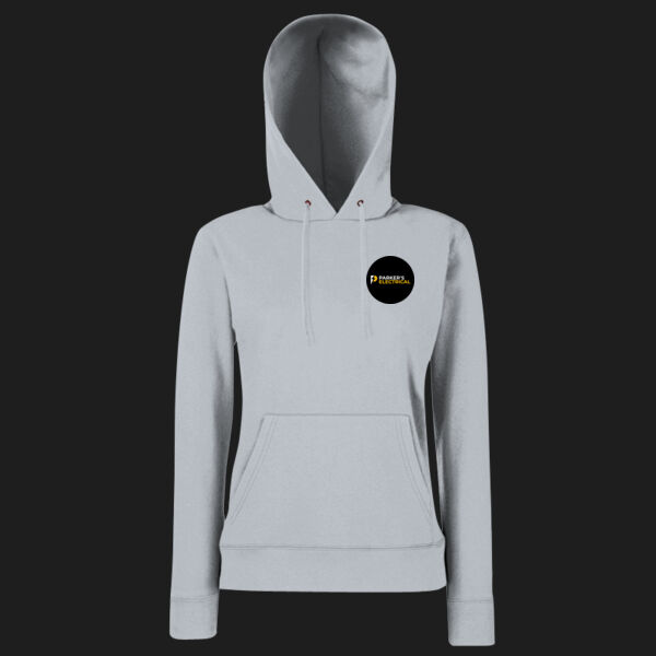 Printed - Parkers Electrical - Left Chest - Ladies' Classic Hooded Sweat Thumbnail