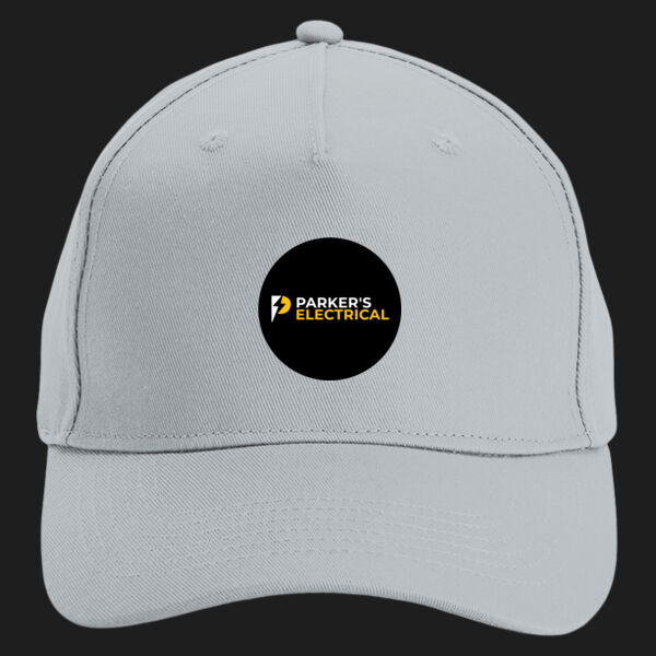 Printed - Parkers Electrical - Left Chest - Organic Cotton 5 Panel Cap Thumbnail