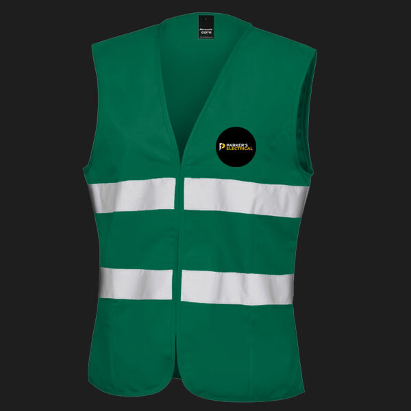 Printed - Parkers Electrical - Left Chest - Women's Safety Vest Thumbnail