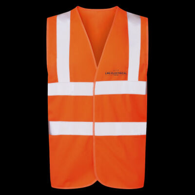 Printed LMG Electrical Left Chest - UCC 4-Band Safety Waistcoat Thumbnail