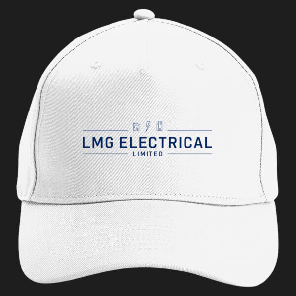 Printed LMG Electrical Left Chest - Organic Cotton 5 Panel Cap Thumbnail