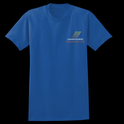 Printed Hampshire Electrical Left Chest - Heavy Cotton™ Adult T-Shirt Thumbnail
